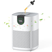 Vewior Air Purifier for Home, Large Room up to 1200 sq.ft, H13 HEPA Washable Filter, 360 Air Intake