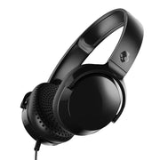 Skullcandy S5PXY-L003 Riff On-Ear Wired Headphones With Microphone, Black