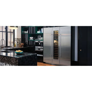 Sub-Zero DEC2450FI/R Designer Series 24 Inch Wide 12.4 Cu. Ft. Built-In Panel Ready Energy Star Column Freezer with Right Handed Door