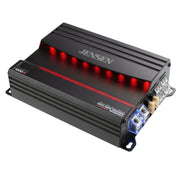 Jensen XDA94RB Class D 4 Channel Bridgeable Amplifier with 80 Watts x 4 RMS and 1000 Watts Peak Power and RGB Illumination & System Control via Bluetooth App