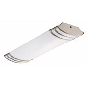 Lithonia Lighting FMLFUTL 48 840 BN 4000K LED Linear Flush Mount, 4', Brushed Nickel