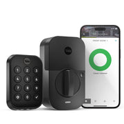 Yale Assure Lock 2 Smart Deadbolt Key-Free Keypad Wi-Fi Enabled Black Suede YRD430-WF1-BSP