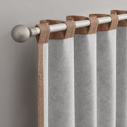 Sun Zero Vance Curtain Panel Pair, 100% Blackout, Magnetic Closure, Dusty Terracotta, 37 in x 84 in, 65804