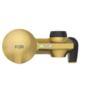 PUR PFM410F PLUS Faucet Mount Water Filtration System, Horizontal, Brass