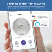 SharkNinja RV2302AE IQ Robot Vacuum with Bagless 60 Day Capacity Base, Multi-Surface Cleaning, Home Mapping