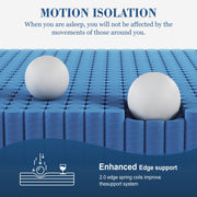 Neche 10 Inch Twin Mattress, CertiPUR-US Certified Memory Foam Hybrid, Medium-Firm Euro Top, Breathable Hypoallergenic Foam, Motion Isolation, Vacuum Roll Packed