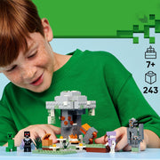 LEGO Minecraft The Pale Garden Building Toy with 243 Pieces, Mothman, Creeper, Skeleton Minifigures, Ages 7+, 21586