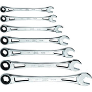 SK Tools USA SK01362-EVA 7-Piece X-Frame Ratcheting Wrench Set, SAE Sizes 3/8