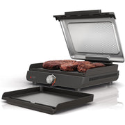 Ninja GR101 Sizzle Indoor Grill & Griddle with Interchangeable Plates Gray