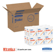 WypAll L30 DRC Towels Strong and Soft Wipes, White, 12 Packs per Case, 90 Towels per Pack