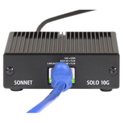 Sonnet Technologies Solo 10G Thunderbolt 3 to 10GBASE-T Ethernet Adapter, Fanless, RJ45, Black, SOLO10G-TB3