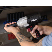 Hyper Tough 80287 20V Max Brushless 1/2-inch High-Torque Cordless Impact Wrench with 4.0Ah Lithium-Ion Battery & Charger