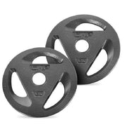 Cap Barbell OSH-50A 50lb Olympic Grip Plate Weight Set, 25lb x 2
