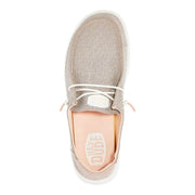 HeyDude Wendy Metallic Sparkle Slip-On Loafers for Women, Rose Gold, Size 11, Lightweight Casual Shoes, 41082