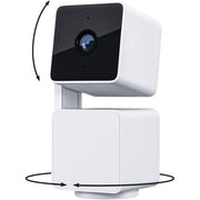 WYZE WYZECPAN3 Cam Pan v3 Indoor/Outdoor IP65 1080P 360 Pan/Tilt/Zoom WiFi Smart Home Security Camera, White