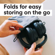 Wyze WNCH1 Noise-Cancelling Wireless Over the Ear Bluetooth Headphones, Black