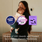 Owlet Dream Duo Gen 3 Smart Baby Monitor, Medical-Grade Health Tracking Sock, 2K HD Video Camera, Night Vision, Two-Way Audio, Mint