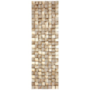 Empire Art Direct Textured 2 Metallic Hand Painted 3D Rugged Wooden Blocks Gold Leaf Wall Art, 72 in x 22 in, PMO-120912B-7222