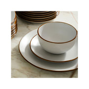 Stone + Lain Brasa 16-Pc. Stoneware Dinnerware Set - WHITE ONE SIZE