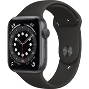 Apple Watch Gen 6 Series 6 44mm Space Gray Aluminum - Black Sport Band 3H262LL/A