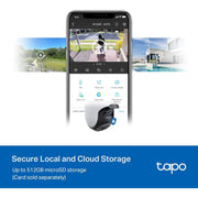 TP-Link C520WS Tapo 2K QHD + Color Night Vision Outdoor Pan/Tilt Wi-Fi Security Camera