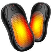 Trysworso 2-Pack Hand Warmers Rechargeable, Portable Electric Hand Warmers Reusable, USB 2 in 1 Handwarmers, Black