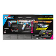 ZURU XSHOT Pro Motorized Piston Pump Dart Blaster with Automatic Electric Blaster Technology, 40 Air Pocket Half Darts, Adjustable Shoulder Rest, Outdoor Toy