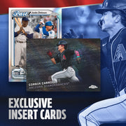 Topps 2026 Chrome Baseball Mega Box, 42 Cards, Exclusive X-Fractor Parallels, Rare Gold Logoman Inserts, MLB Trading Cards, FGC006630