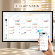 Pronext 15.6 Inch Digital Family Organizer, Rechargeable Full HD Touchscreen Calendar with WiFi Connectivity and Chore Chart