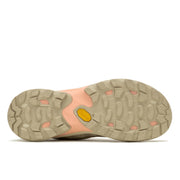 Merrell Women's Moab Speed 2 Hiking Shoes, Khaki, Breathable Nylon Ripstop Upper, FloatPro EVA Midsole, Vibram TC5+ Outsole, J037854