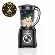 LINKChef Countertop Blender, 450W Motor, 57 oz Jar, 2 Speeds with Pulse, Black