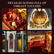 Lumibricks Medieval Castle Banquet Hall Building Bricks Set with LED Lighting, 3232 Pieces, Multicolor, for Adults and Teens