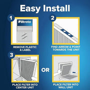 Filtrete AC Furnace Air Filter, Pleated Electrostatic, MERV 8, 700 MPR, 16x24x1, 6-Pack, 725-6PK-EC