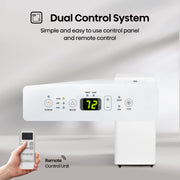 Hisense 5,000 BTU Portable Air Conditioner, 150 Sq Ft Coverage, Multi-Purpose Modes, Dual Control System, Easy Clean Filter, Snap-Assembly Window Kit, Self-Evaporation System, White, WAP0525CR1W