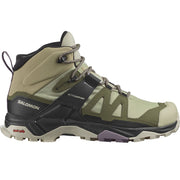 Salomon L47455000 X Ultra 4 Mid GORE-TEX Hiking Boots for Ladies - Alfalfa - 7.5M