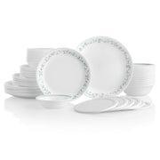 Corelle 1138579 Country Cottage 66-Piece Glass Dinnerware Set (Service for 12)