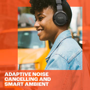 JBL JBLT670NCBLKAM TUNE 670NC - Adaptive Noise Cancelling With Smart Ambient Wireless On-Ear Headphones, Up To 70H Battery Life With Speed Charge, Lightweight, Comfortable And Fold