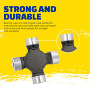 Moog Driveline Products 270 Greaseable Super Strength Universal Joint, Alloy Steel, Multicolor