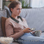 Panasonic WN10 Wireless Wearable TV Neck Speaker, Bluetooth, Built-In Microphone, Splashproof IPX4, Connect Two Devices, SC-WN10PP-K