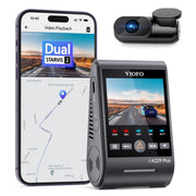 VIOFO A229 Plus Dash Cam with Dual STARVIS 2 Sensors, 2 Channel HDR, 1440P+1440P Front & Rear, A229 Plus 2CH