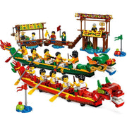 LEGO 80103 Dragon Boat Race Collectible Set, 642 Pieces, Multicolor, Dragon Boat Festival Theme, Includes 15 Minifigures