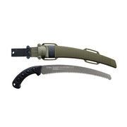 Silky Zubat Ultimate Professional 13in Curved Hand Saw with Progressive Teeth, Nickel Plated Blade, Black Scabbard, 746-33