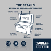 YETI Tundra 65 Cooler, Charcoal