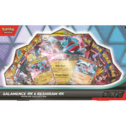 Pokemon Salamence ex and Reshiram ex Premium Collection Box with Oversized Foil Card and 10 Booster Packs