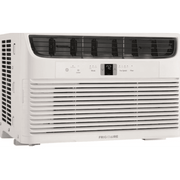 Frigidaire Through The Wall Air Conditioner, 8,000 BTU Cooling, Built-In Air Ionizer, Washable Filter, Remote Control, 3 Fan Speeds, 24-Hour Timer, White, FHTC083WB1