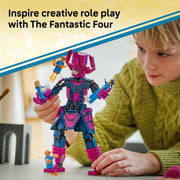 LEGO Marvel Fantastic Four vs Galactus Construction Figure, 427 Pieces, 4 Minifigures, Fully Jointed Galactus, Ages 9+