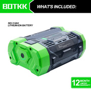 BOTKK 2.5Ah Lithium-Ion Replacement Battery for EGO 56V Outdoor Power Tools with Fuel Gauge BA2800T