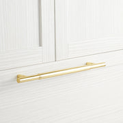 Signature Hardware 450252 Colmar 12 Inch Center to Center Bar Cabinet Pull Polished Brass