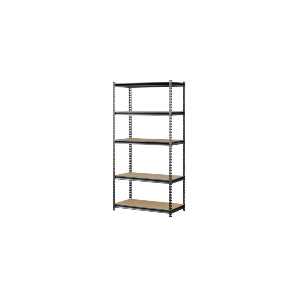 Muscle Rack UR361860PB5P-SILV 36 in. W x 60 in. H x 18 in. D 5-Tier St ...