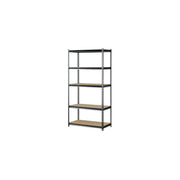 Muscle Rack UR361860PB5P-SILV 36 in. W x 60 in. H x 18 in. D 5-Tier Steel Shelving Unit